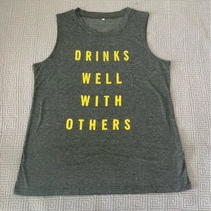 Boutique muscle tank size large